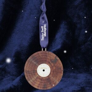 Taylor Swift Midnights Mahogany Vinyl Ornament NEW